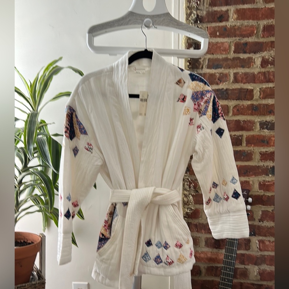 NWT Anthropologie Quilted Patchwork Jacket size S